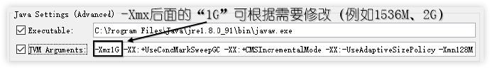 JVM Arguments